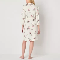 Liz Claiborne Womens Long Sleeve Length Robe