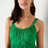 Isabel & Nina Womens Sleeveless Petite Maxi Dress