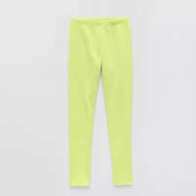 Thereabouts Little & Big Kid Girls Knit Full Length Leggings