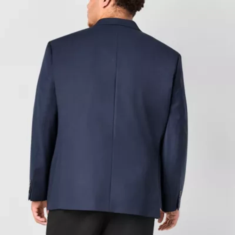 Shaquille O'Neal XLG Mens Big and Tall Stretch Fabric Classic Fit Sport Coat