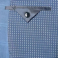 Shaquille O'Neal XLG Mens Big and Tall Plaid Stretch Fabric Classic Fit Sport Coat