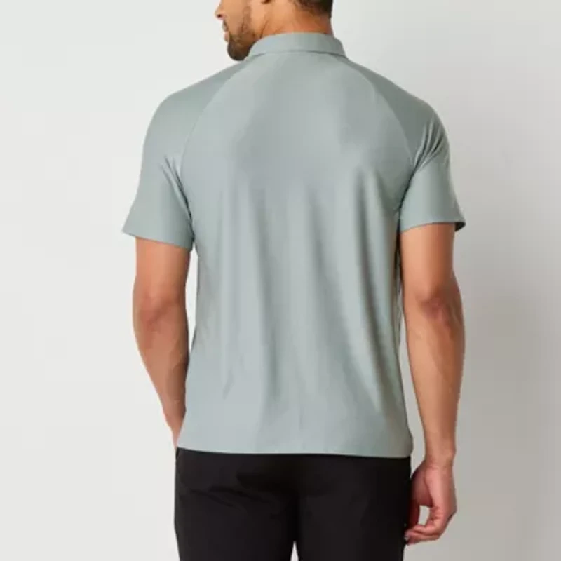 Xersion Activated Cooling Mens Regular Fit Short Sleeve Polo Shirt