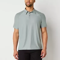 Xersion Activated Cooling Mens Regular Fit Short Sleeve Polo Shirt