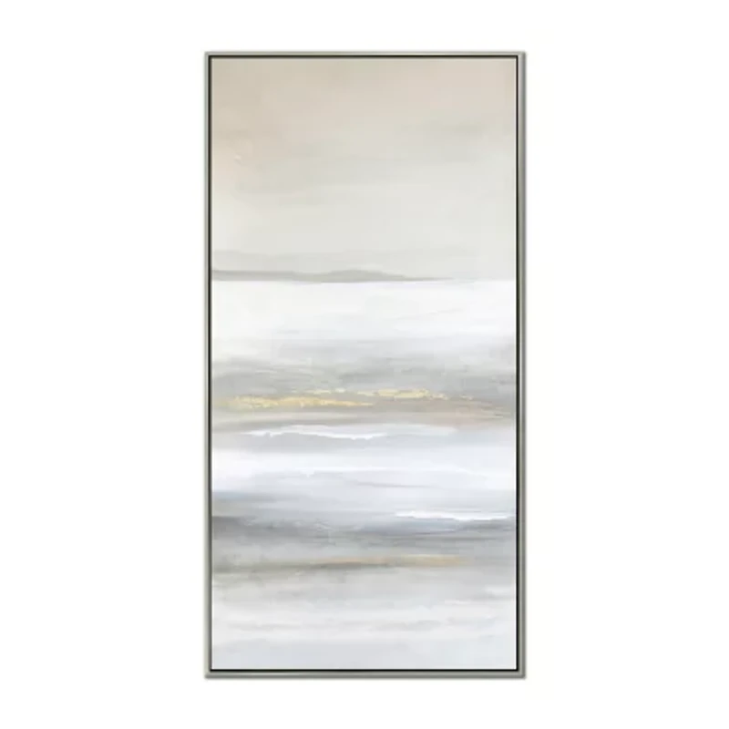 Streamline Art Ethereal Layers Ii Framed Canvas Art