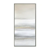 Streamline Art Ethereal Layers Ii Framed Canvas Art