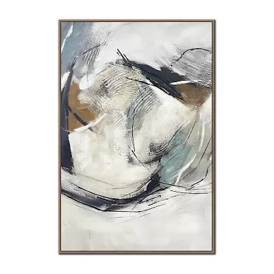 Streamline Art Dynamic Flow Ii Framed Canvas Art