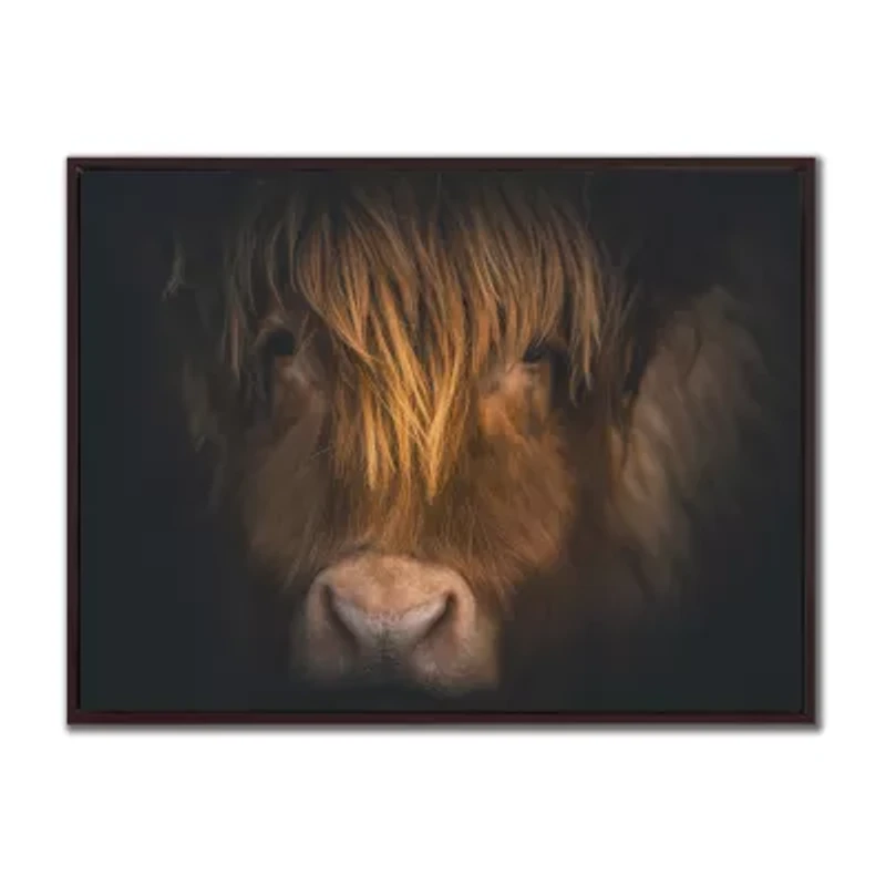 Streamline Art Highland Focus Framed Canvas Art