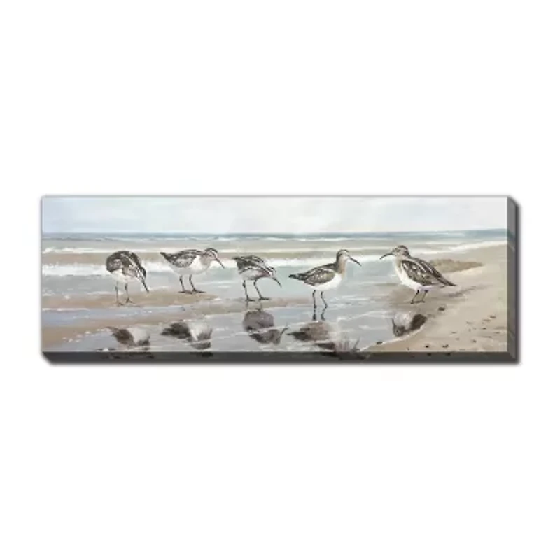 Streamline Art Shorebirds Canvas Art