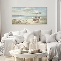 Streamline Art Beachside Serenity Framed Canvas Art