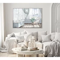 Streamline Art Breezy Seaside Interior Framed Canvas Art