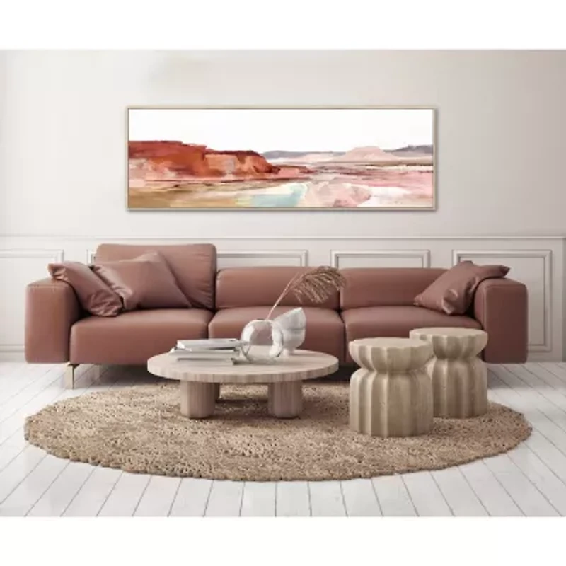 Streamline Art Red Canyon Framed Canvas Art