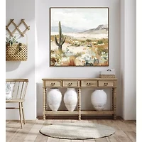 Streamline Art Desert Serenity Framed Canvas Art