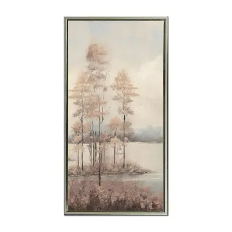 Streamline Art Radiant Oak Forest Ii Framed Canvas Art