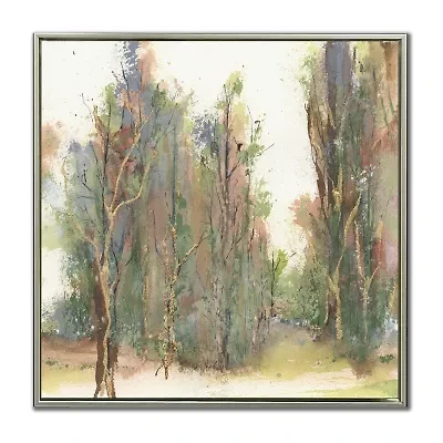 Streamline Art Gilded Path I Framed Canvas Art