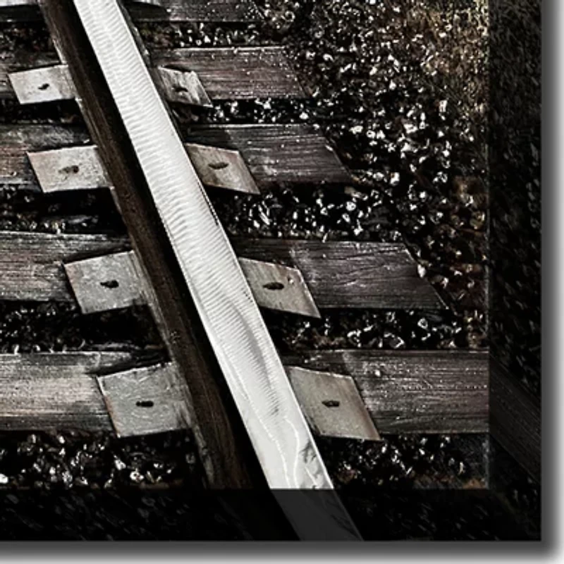 Streamline Art Mountain Tracks Canvas Art