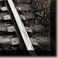 Streamline Art Mountain Tracks Canvas Art