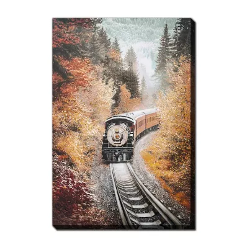 Streamline Art Autumn Journey Canvas Art