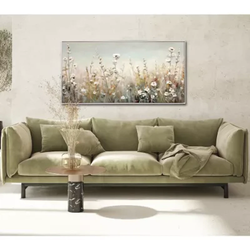 Streamline Art Meadow Of Tranquility Framed Canvas Art