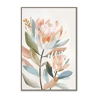 Streamline Art Pastel Proteas I Framed Canvas Art