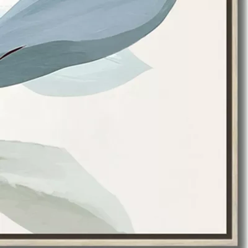 Streamline Art Pastel Proteas I Framed Canvas Art