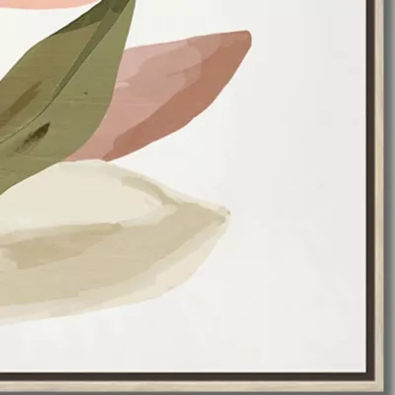 Streamline Art Pastel Proteas Ii Framed Canvas Art