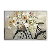 Streamline Art Autumn Bike Framed Canvas Art