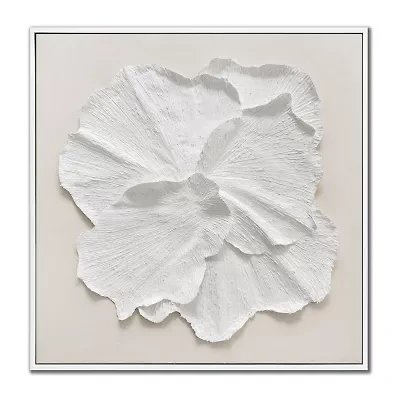 Streamline Art Delicate Petal I Framed Canvas Art