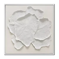 Streamline Art Delicate Petal Ii Framed Canvas Art