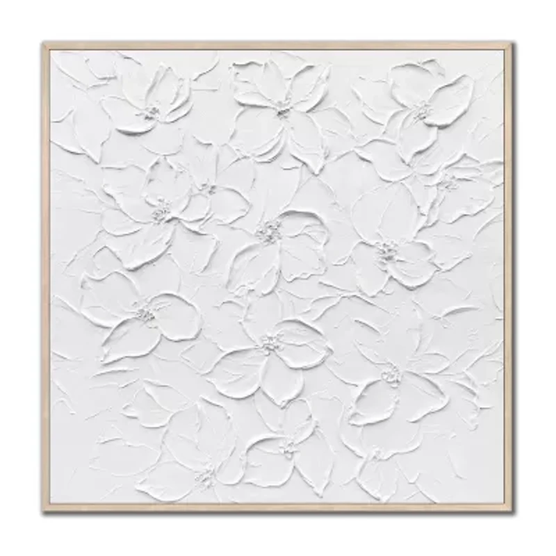 Streamline Art Embossed Elegance Framed Canvas Art