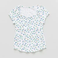 Thereabouts Little & Big Kid Girls U Neck Short Sleeve T-Shirt