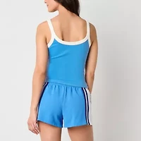 Arizona Womens Juniors Scoop Neck Tank Top