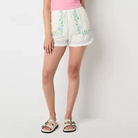 Arizona Womens Juniors Pull-On Short