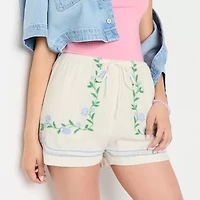 Arizona Womens Juniors Pull-On Short
