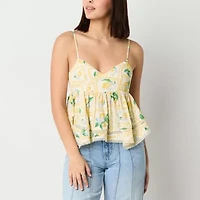 Arizona Womens Juniors V Neck Tank Top