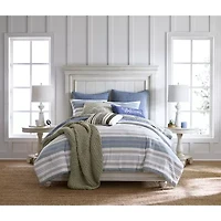Linden Street Parker Stripe 3-pc. Duvet Cover Set