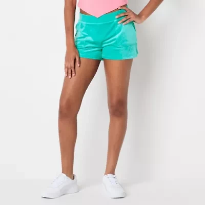 Juicy By Couture Womens Mid Rise Pull-On Short Juniors