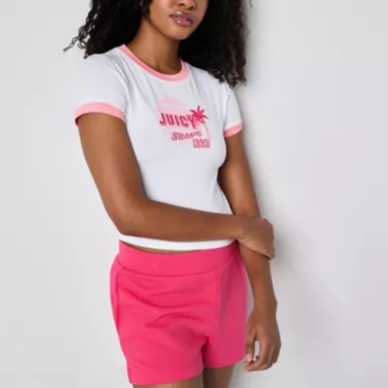 Juicy By Couture Womens Short Sleeve Juniors T-Shirt