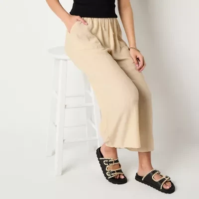 a.n.a Womens Straight Pull-On Pant