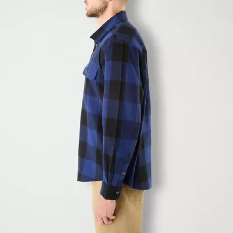 Smiths Workwear Mens Long Sleeve Regular Fit Flannel Shirt