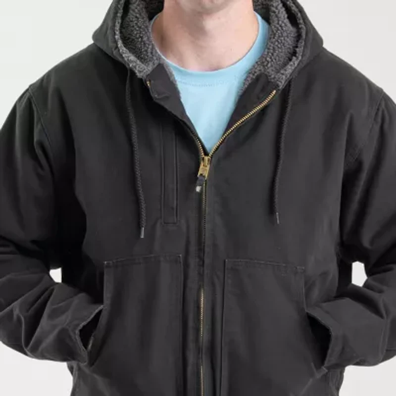Berne Flex180 Mens Hooded Heavyweight Work Jacket