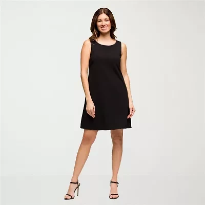 24seven Comfort Apparel Womens Sleeveless Shift Dress