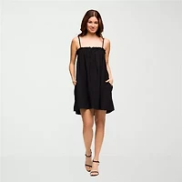 24seven Comfort Apparel Womens Sleeveless Babydoll Dress