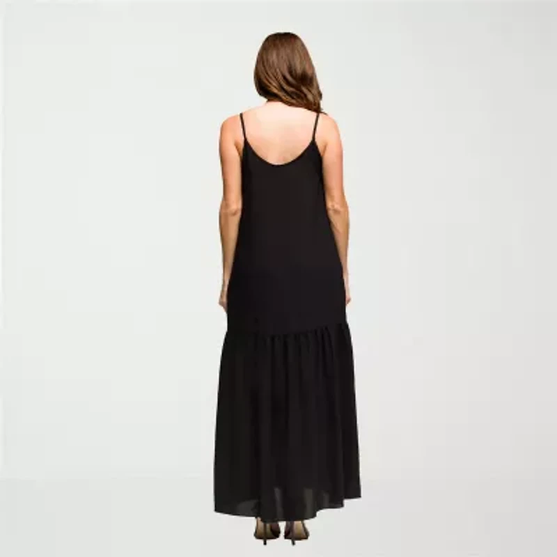 24seven Comfort Apparel Womens Sleeveless A-Line Dress
