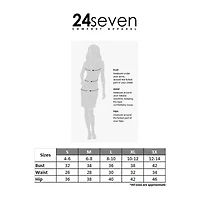 24seven Comfort Apparel Womens Short Sleeve Wrap Dress