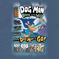 Dog Man Little & Big Kid Boys Crew Neck Short Sleeve Regular Fit Graphic T-Shirt