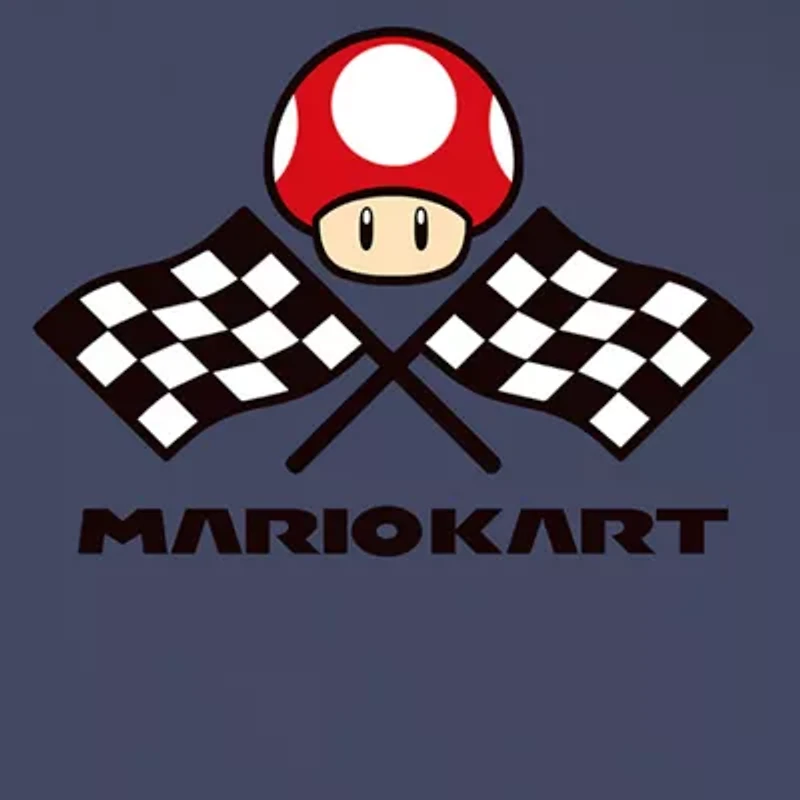 Novelty Mens Short Sleeve Regular Fit Super Mario Button-Down Shirt