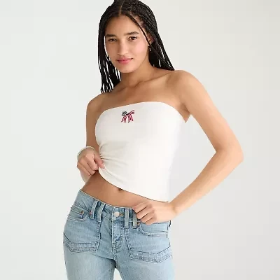 AEROPOSTALE Womens Juniors Straight Neck Sleeveless Tank Top