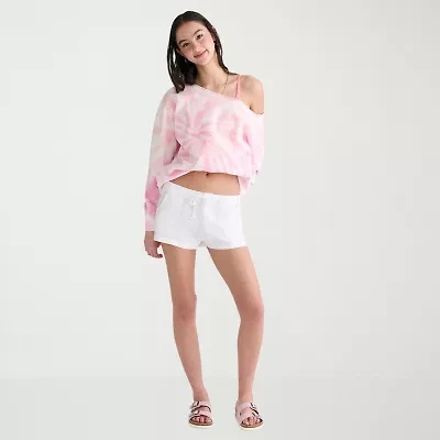 AEROPOSTALE Womens Juniors Pull-On Short