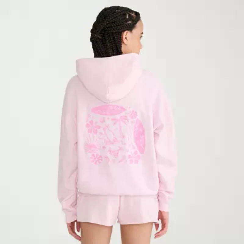 AEROPOSTALE Womens Juniors Long Sleeve Fleece Hoodie
