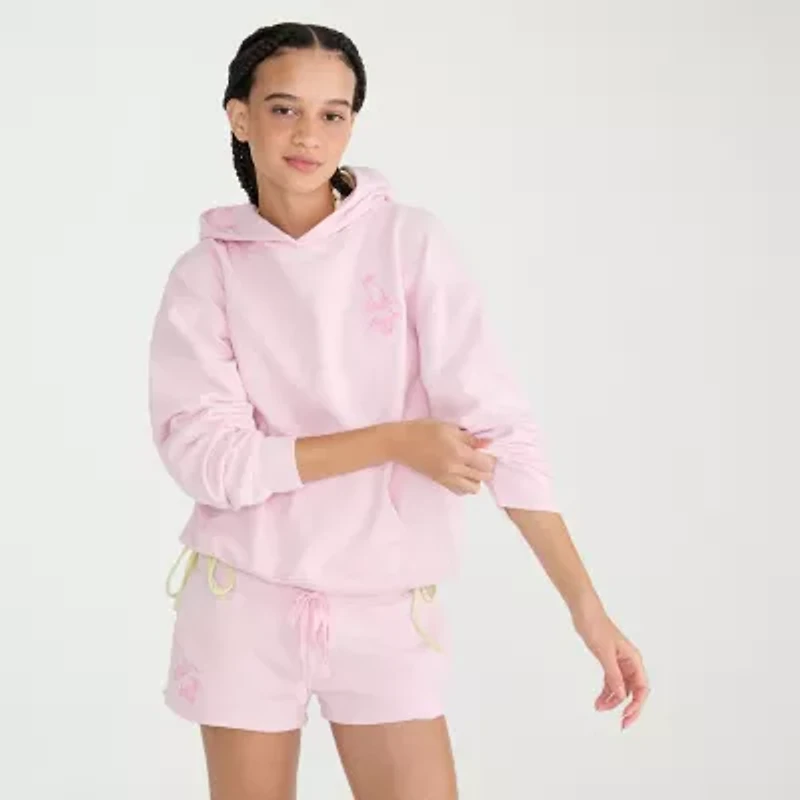 AEROPOSTALE Womens Juniors Long Sleeve Fleece Hoodie
